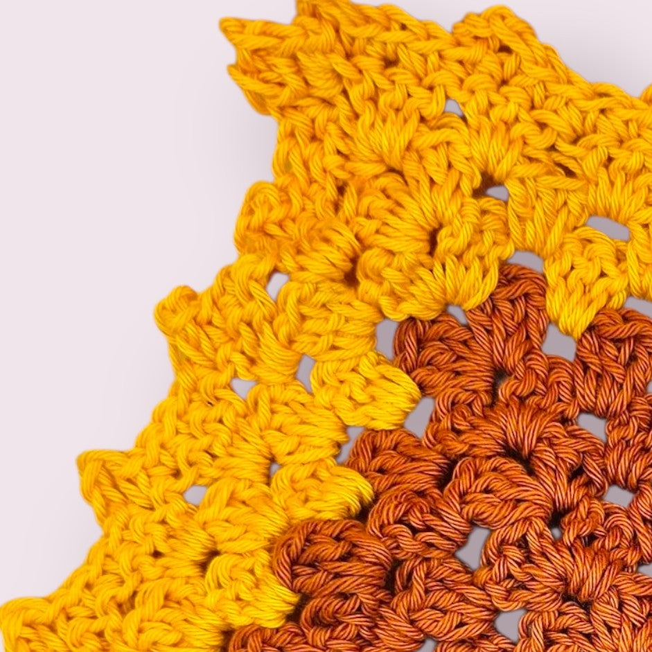 Candy Corn Crochet Bandana