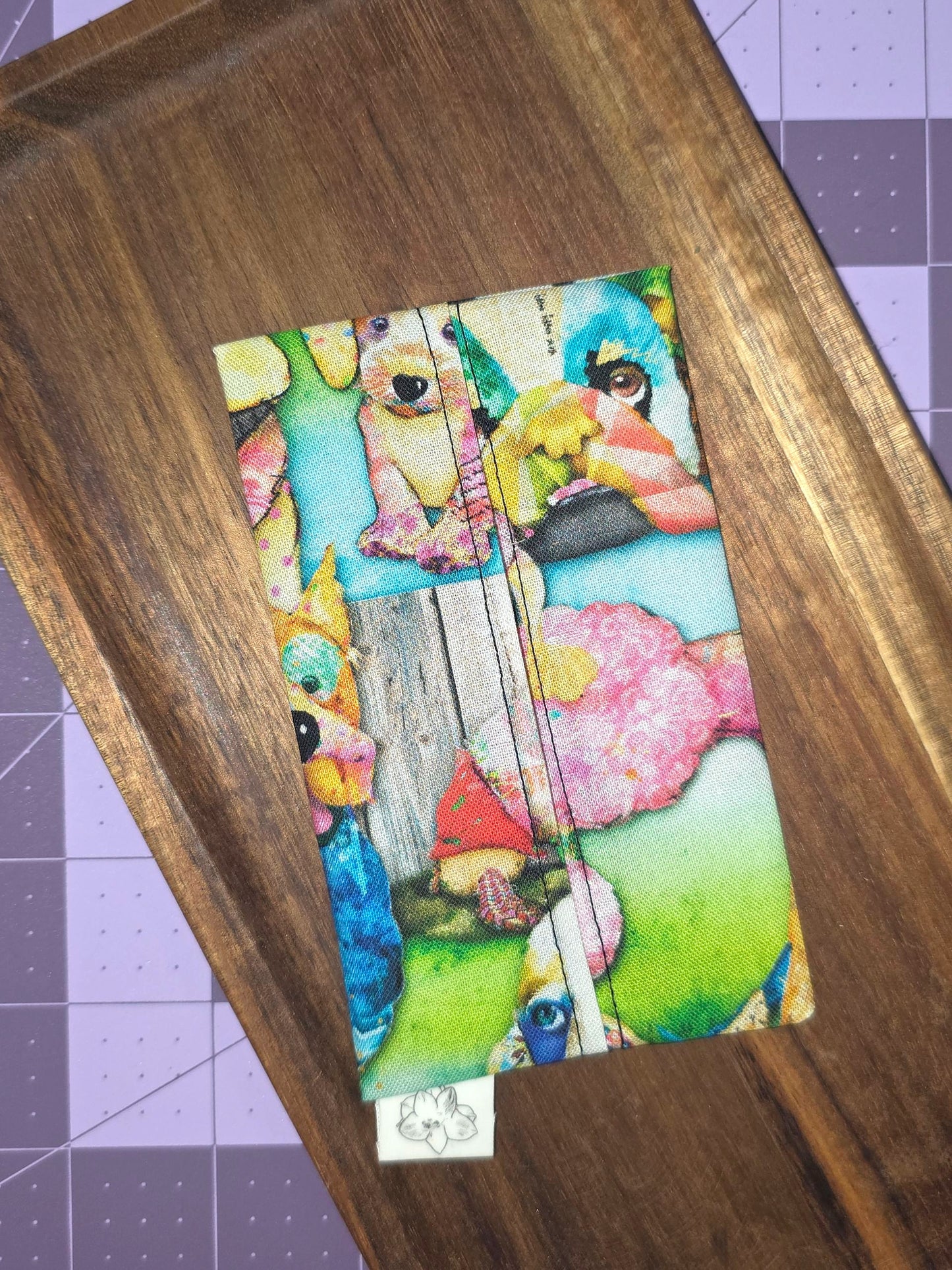Colorful Dogs Tissue Pouch