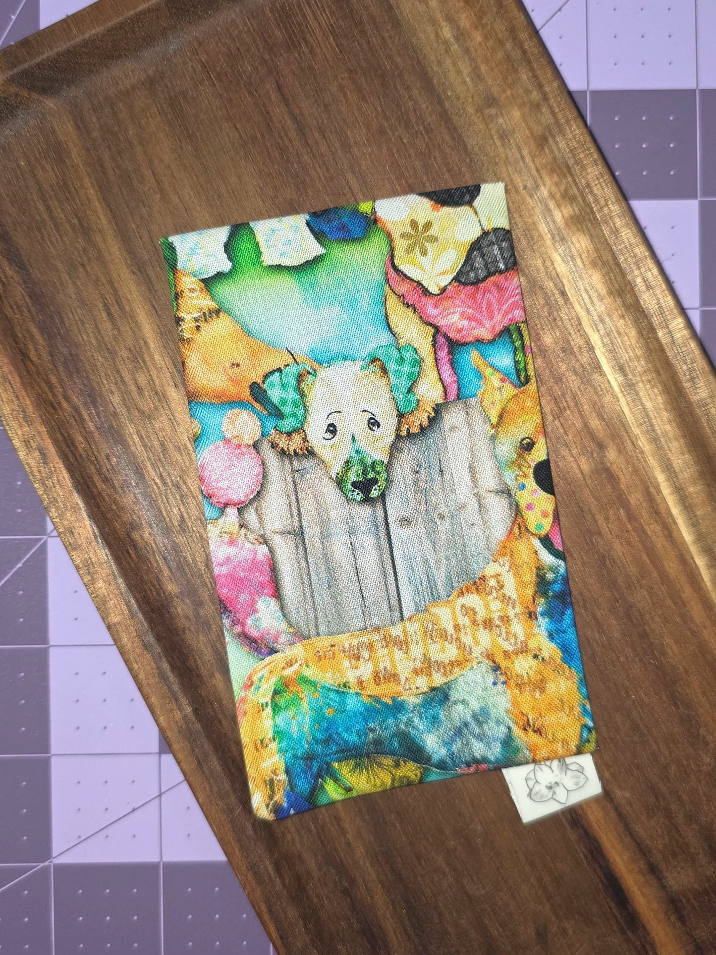 Colorful Dogs Tissue Pouch