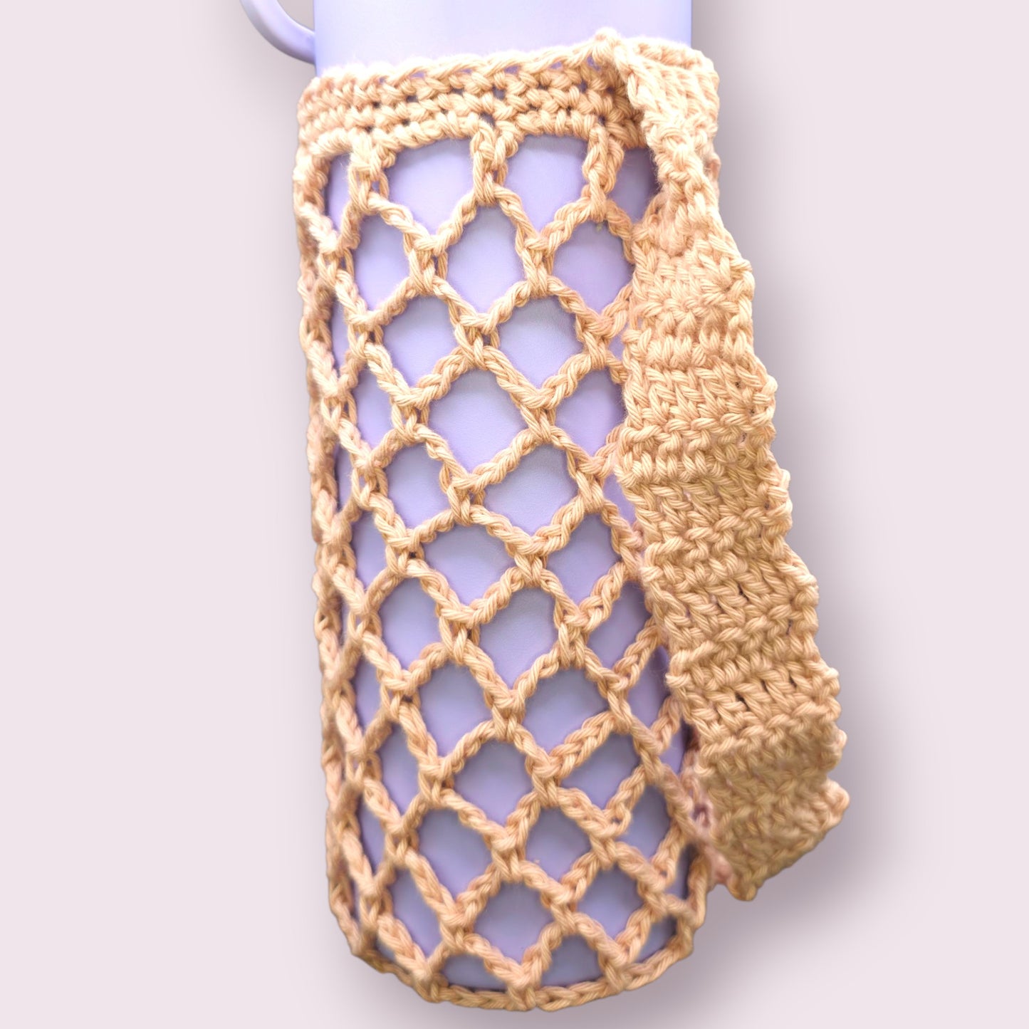 Dusty Rose Bottle Bag