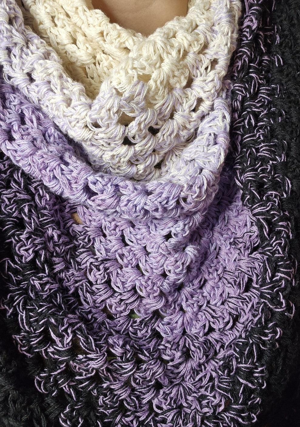 Nightshade Triangle Scarf