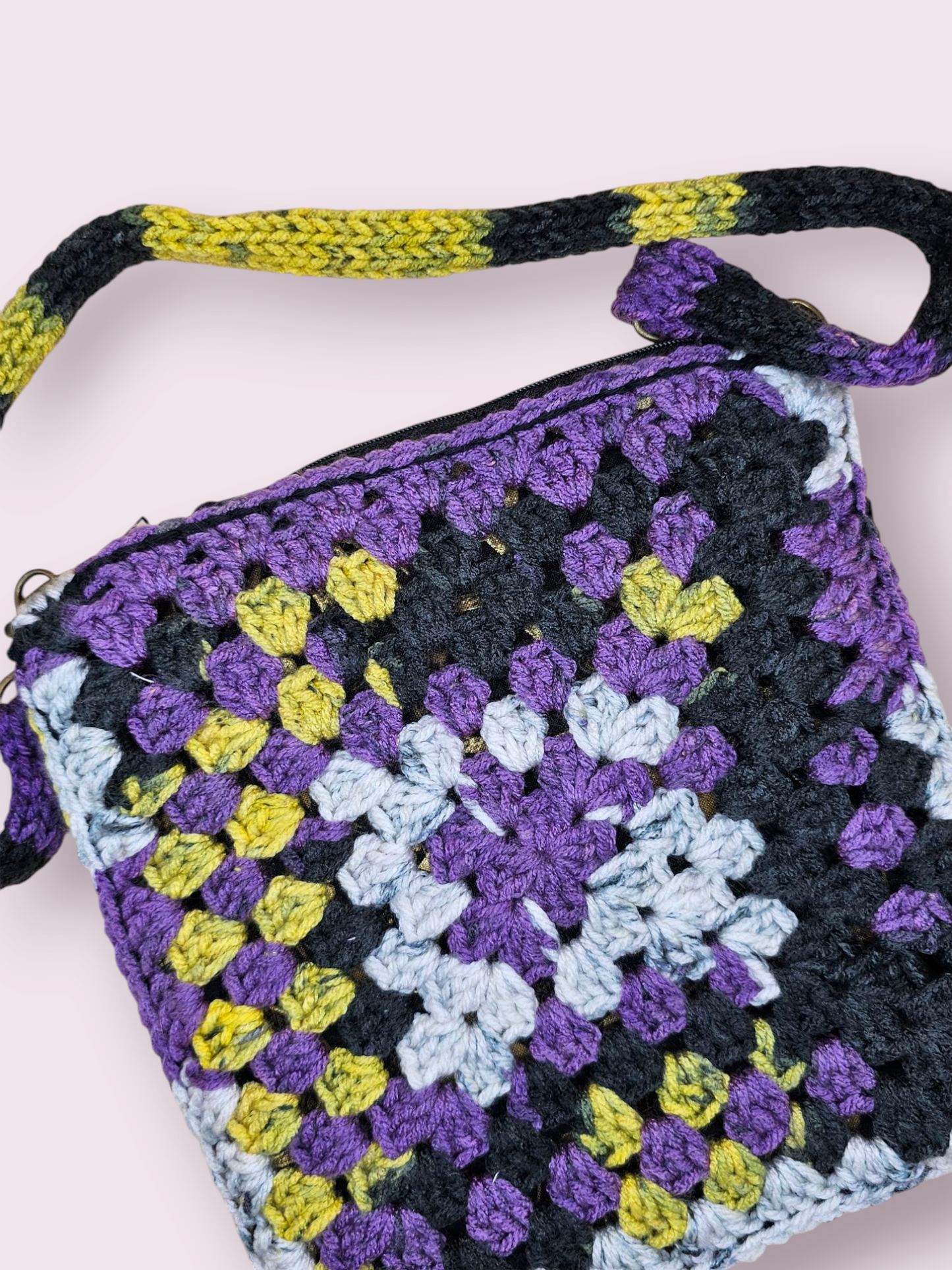 Granny Square Pouch W/ Strap