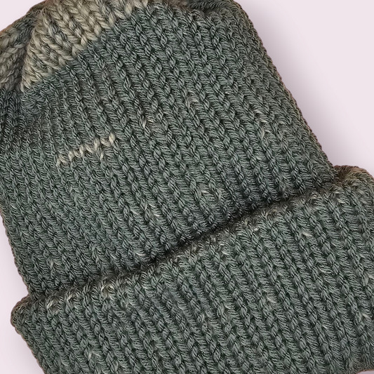 Deluxe Olive Green Knit Beanie